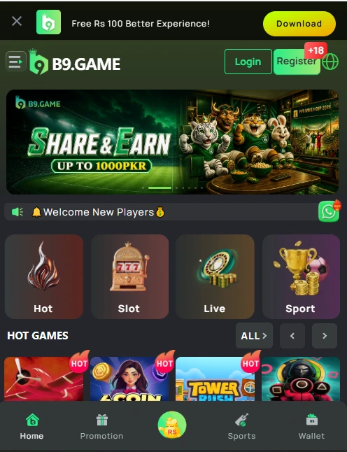 B9 Game App